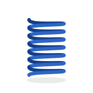 Front coil spring