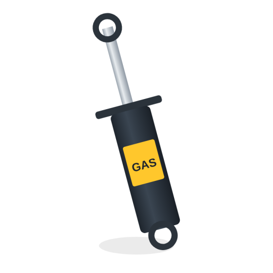 Front gas shock absorber Front gas shock absorber
